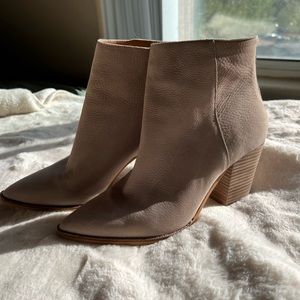 Lucky Brand beige booties